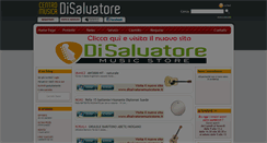 Desktop Screenshot of disalvatoremusica.it